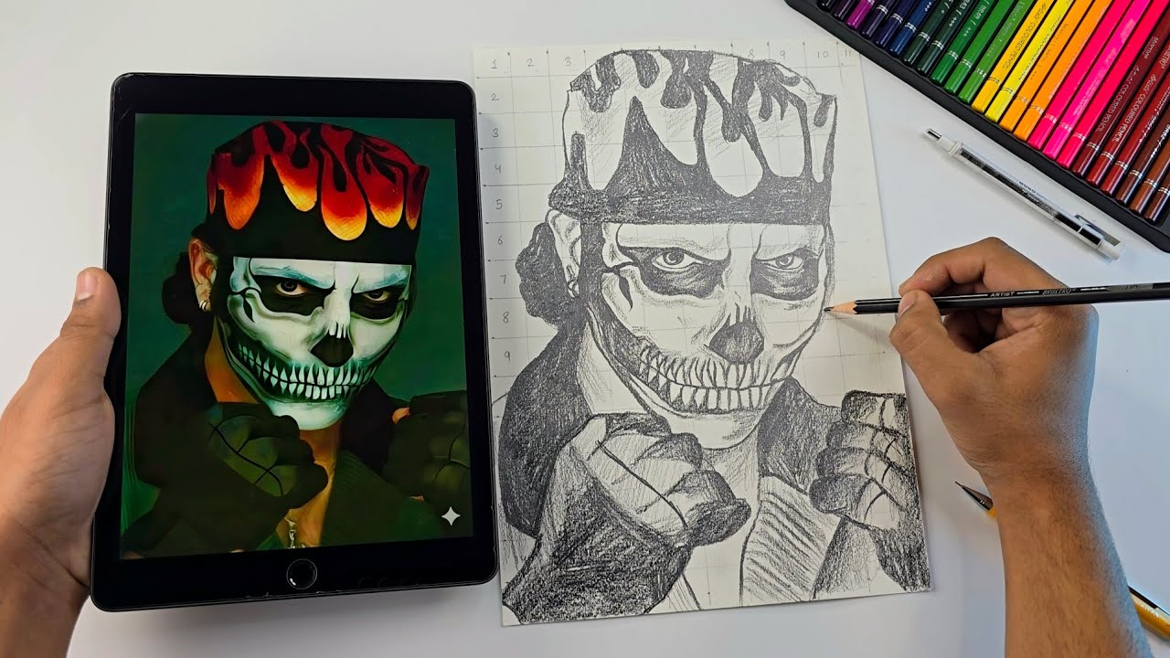 How To Draw Talwiinder Singh, Talwiinder Drawing | Step By Step (Outline Tutorial)