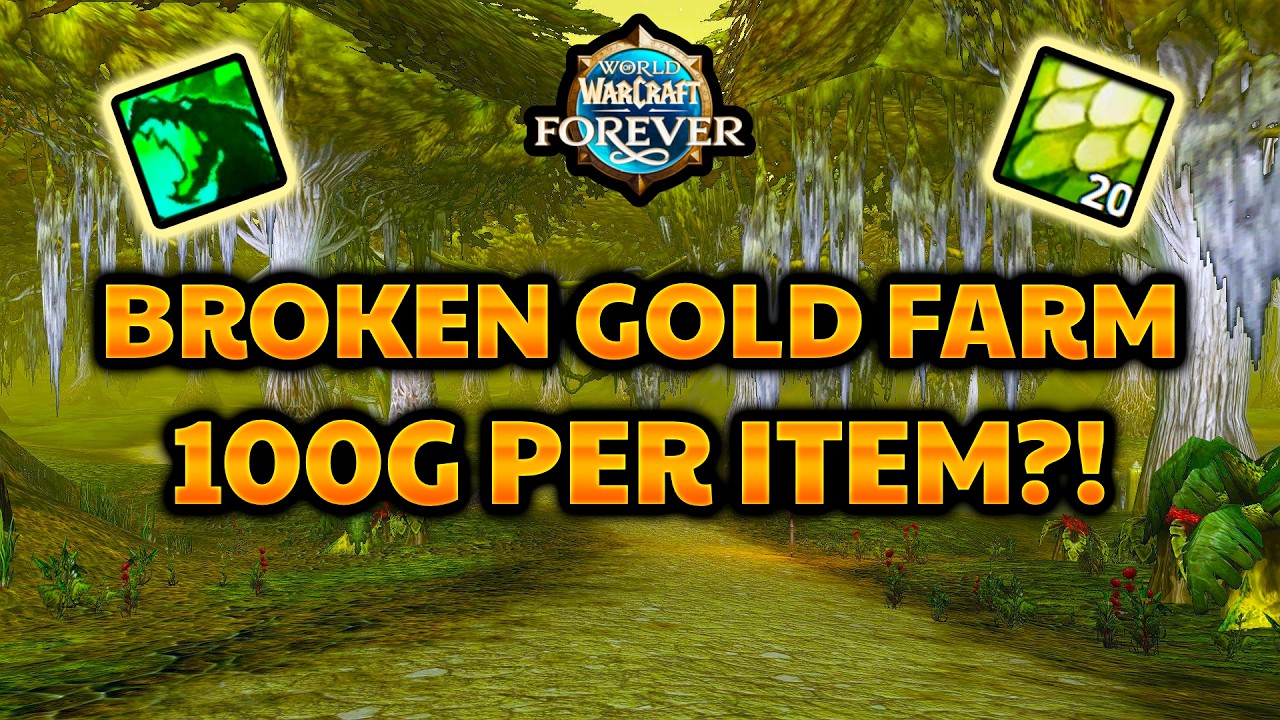 Is This The Most Broken Gold Farm in WoW Forever? (100G Per Item?!)