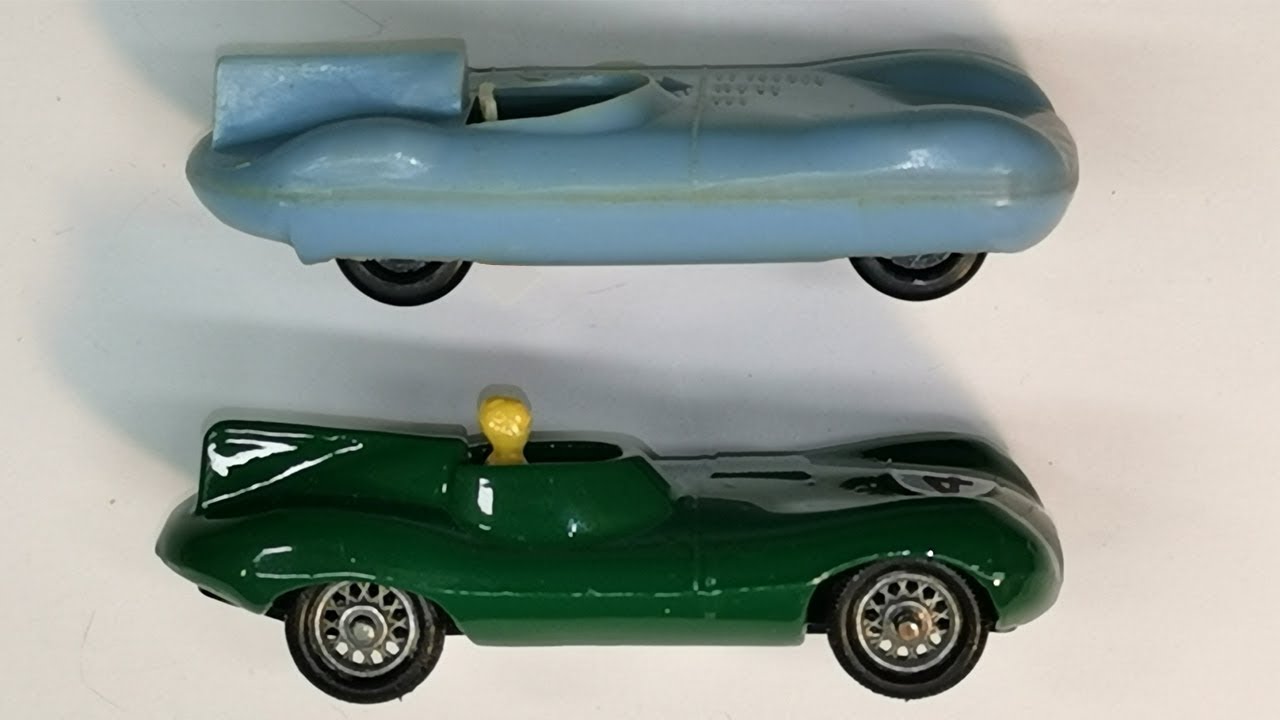 Польский Matchbox Jaguar D-Type: сравнение оригинала и копии.