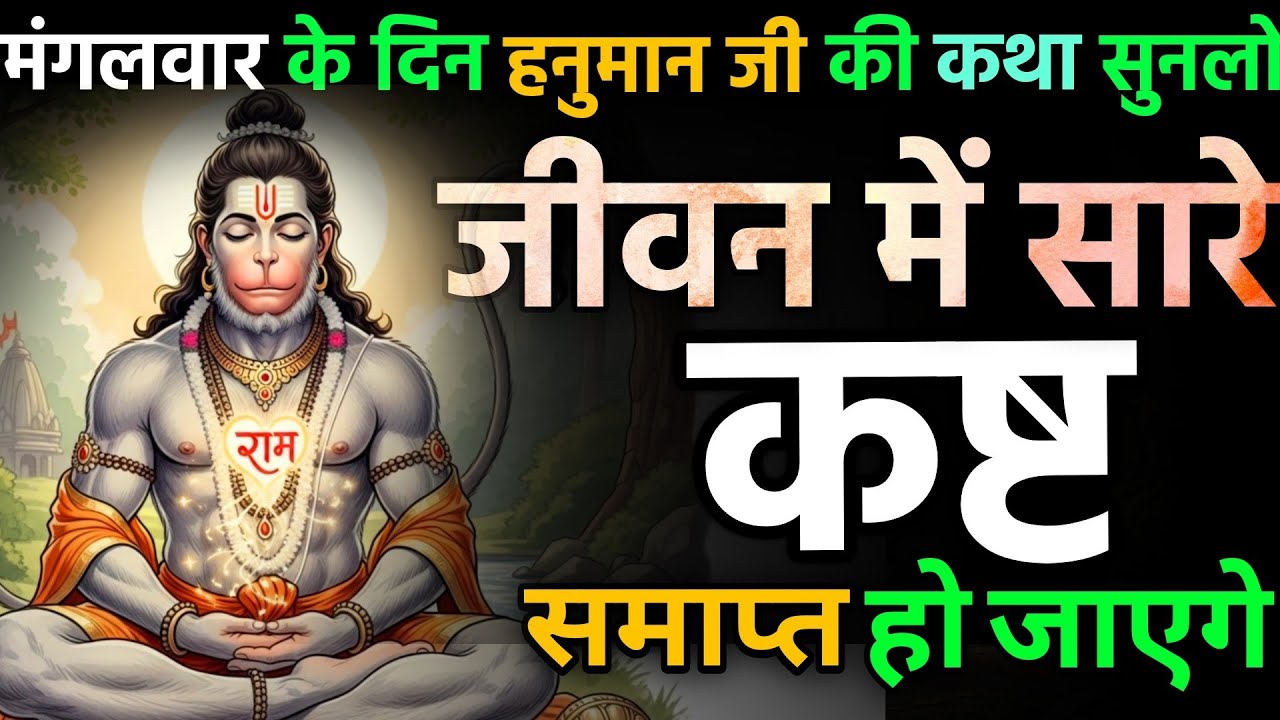 हनुमान जी की पावन कथा | संतान कष्ट निवारण का दिव्य उपाय | संकट मोचन हनुमान कथा | Hanuman katha