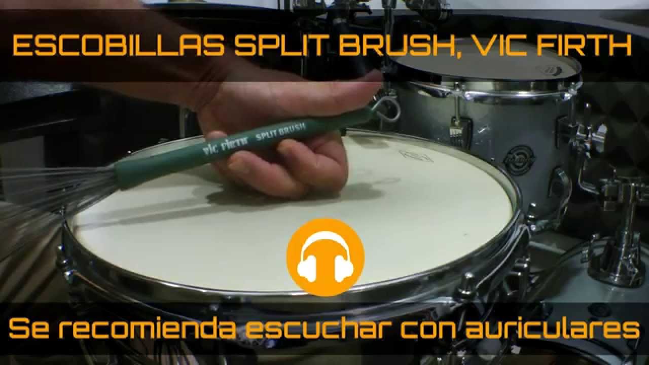Escobillas Vic Firth Split Brush - Mind the Drummer