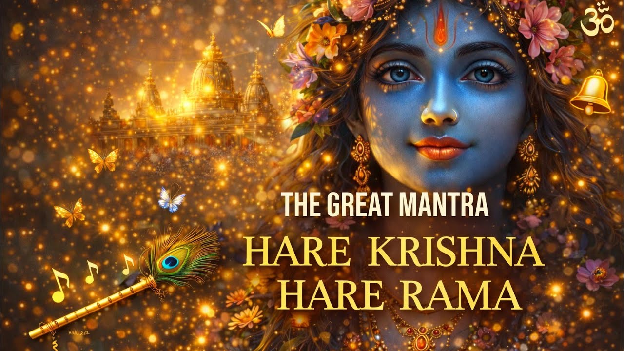 Hare Ram Hare Krishna 🕉️ Most Powerful Mantra Chant | Peaceful Bhakti Music