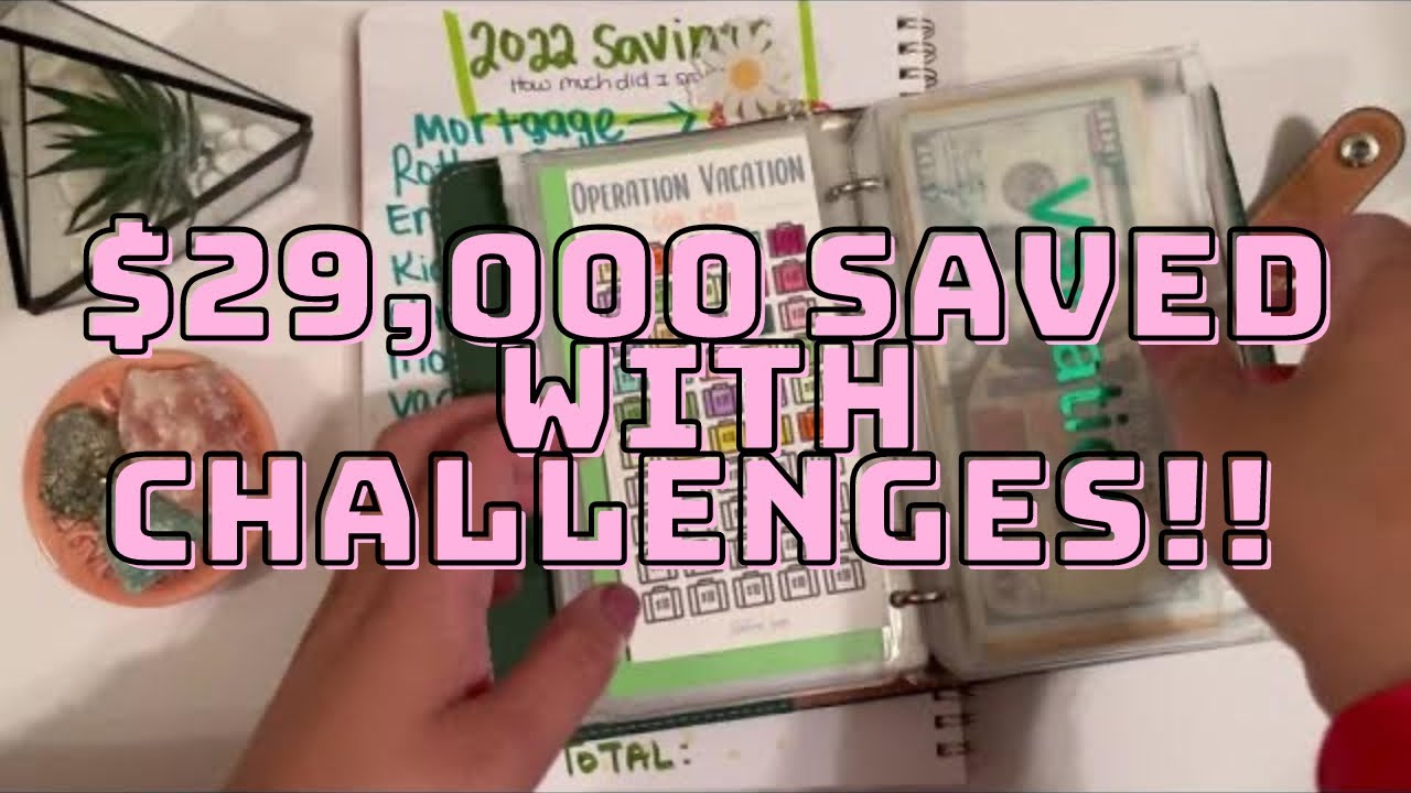 🤑🤯Более 29 000 долларов сэкономлено благодаря программе Savings Challenges в 2022 году! | Подсчит...
