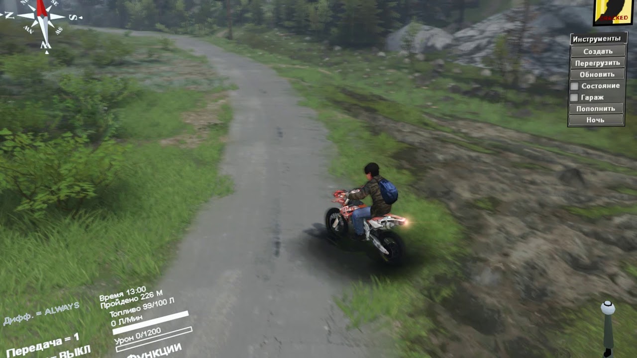 SpinTires 2018  ЭНДУРО