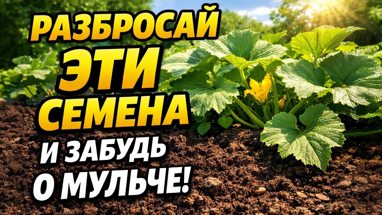 ЗАБУДЬТЕ о соломе и опилках! Эти 2 растения заменят мульчу навсегда!