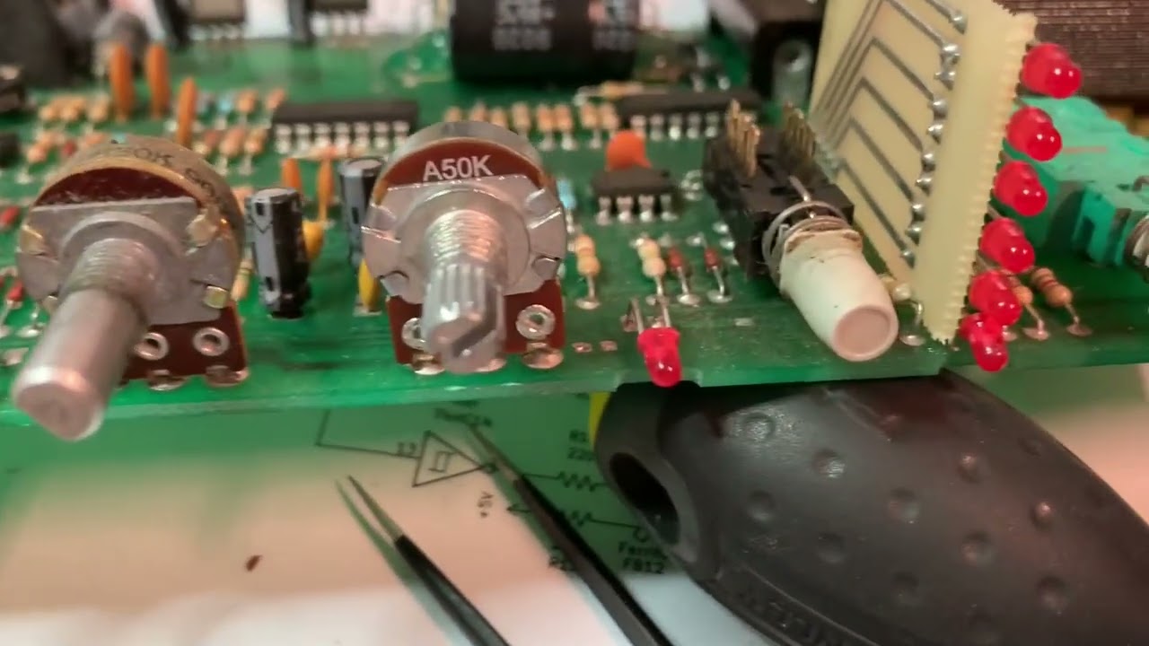Quick repair of a Symetrix 525 dual gated compressor/limiter