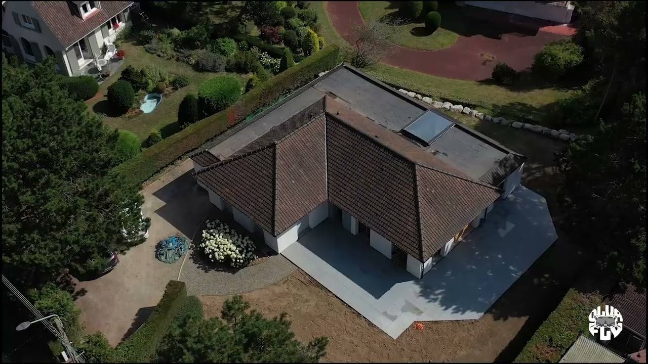 Suivi de chantier de rénovation par drone.