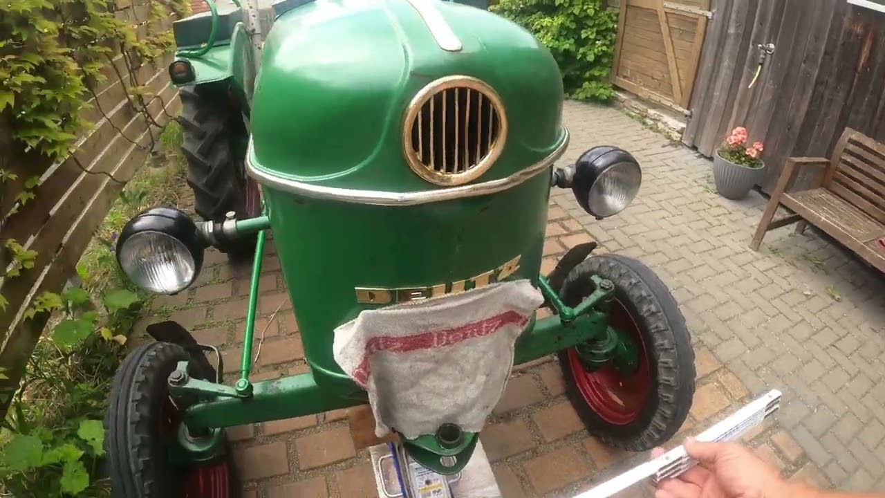 Deutz D15 Spur und Lenkradposition einfach einstellen