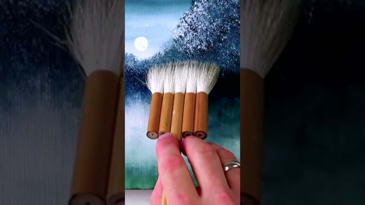 Learn how to paint Stunning Moonlight Sky and a Lonely Boat | Acrylics #art #stepbystepart #painting