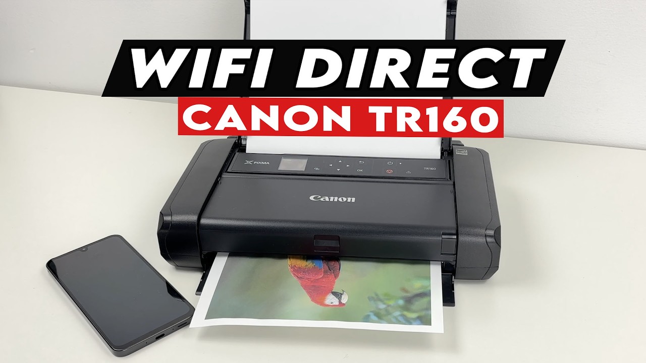 Canon PIXMA TR160 : How to Setup Wi-Fi Direct