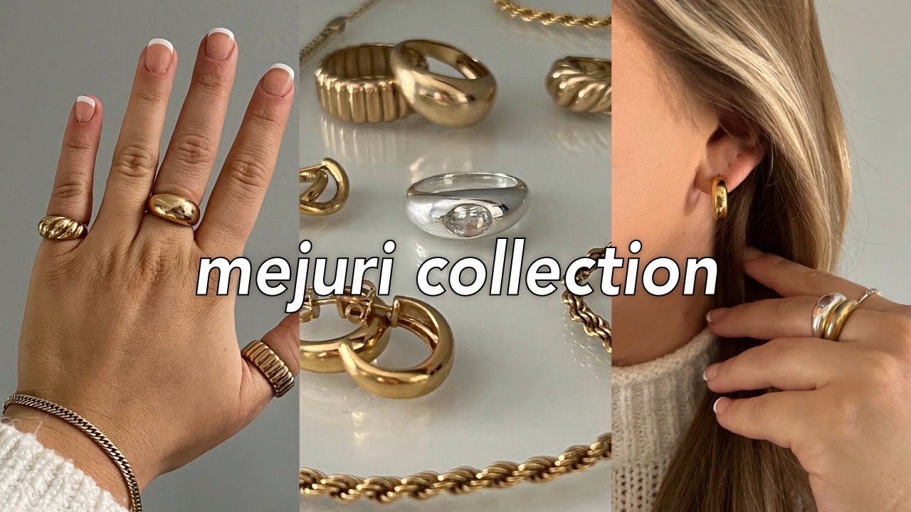 Mejuri jewelry collection (everyday gold jewelry) + black friday shopping / gift guide 2022