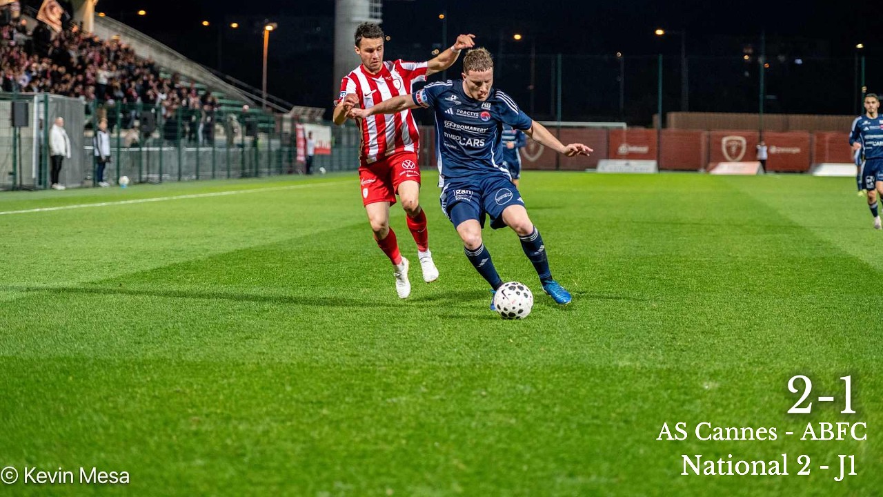 National 2 : Journée 18 : AS Cannes - ABFC (2-1)