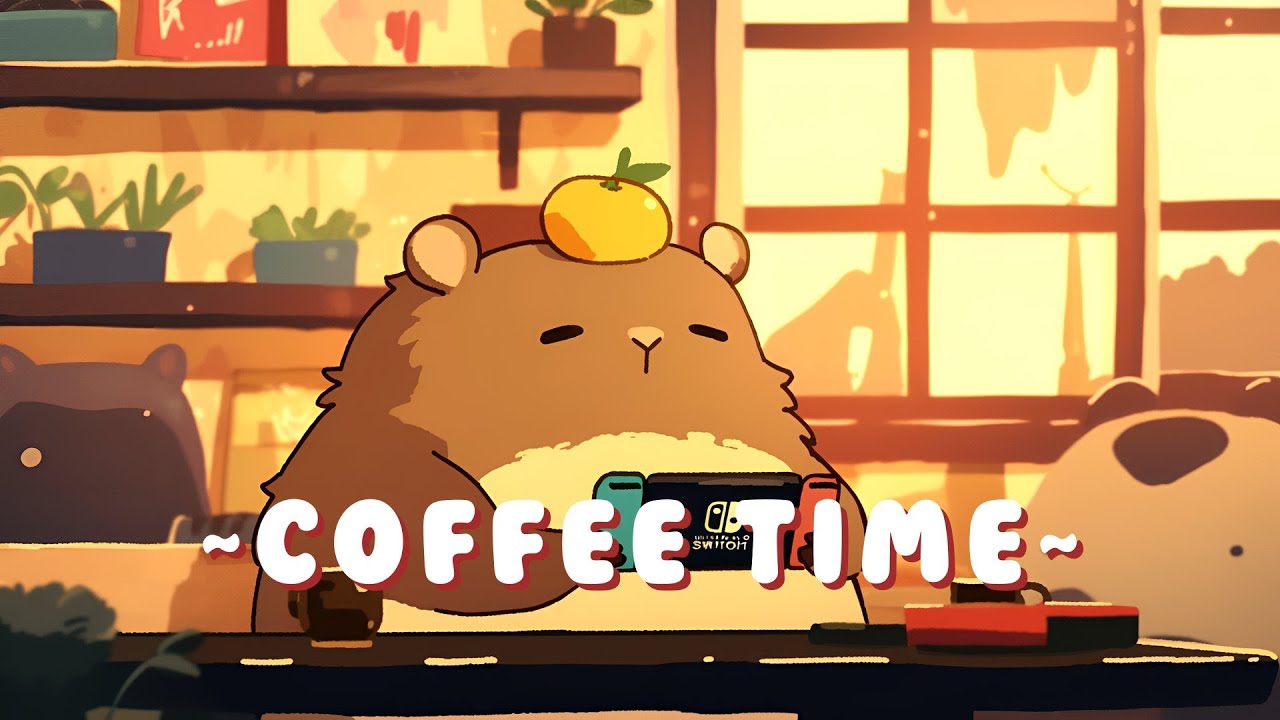 Capybara Music Corner | Peaceful Beats for Studying & Relaxing 🦫 ✨ 🌙