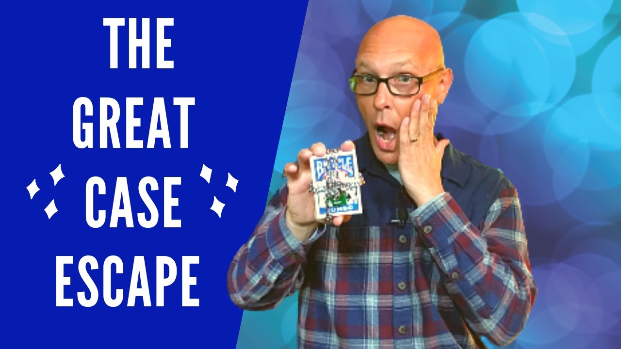How To Do Overhand Shuffle For Beginners Card Trick | THE GREAT CASE ESCAPE | Magic For Beginners
