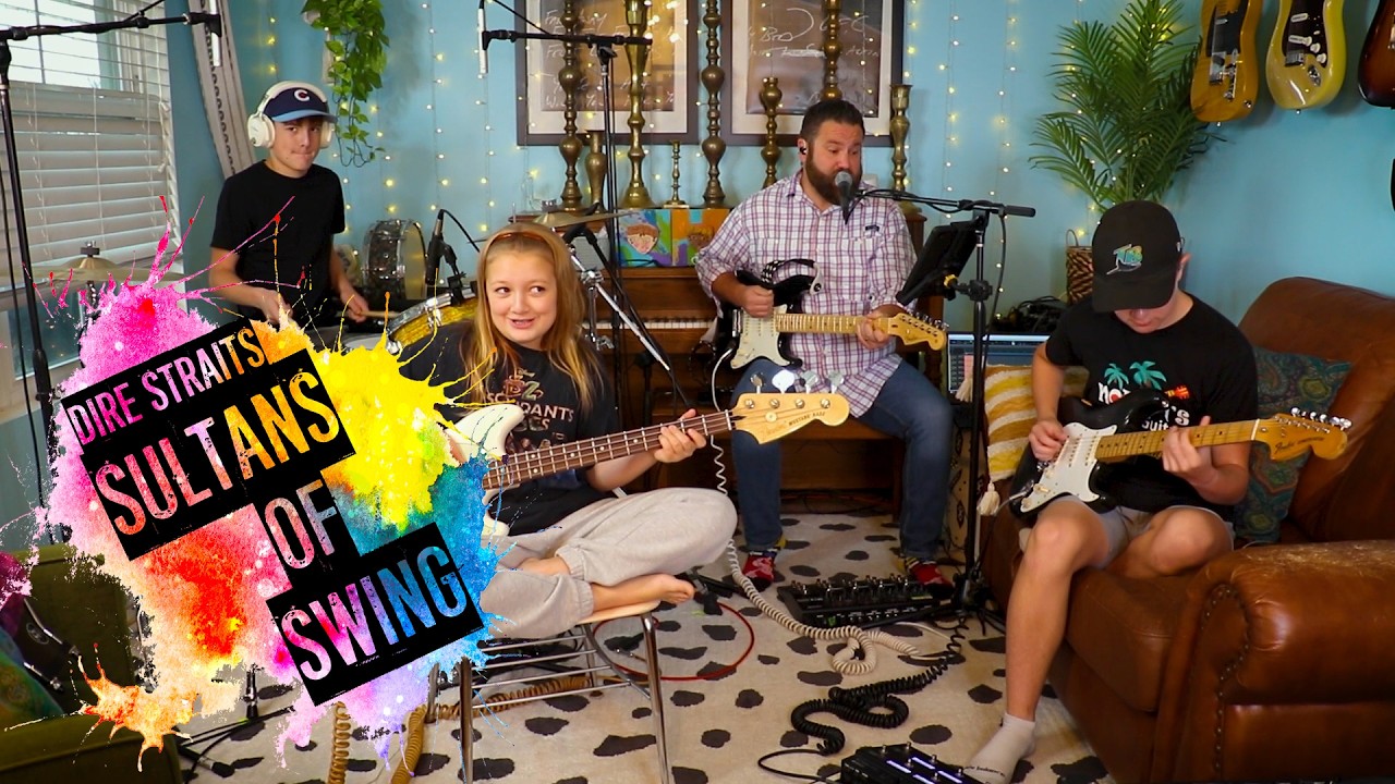 Colt Clark and the Quarantine Kids исполняют &laquo;Sultans of Swing&raquo;