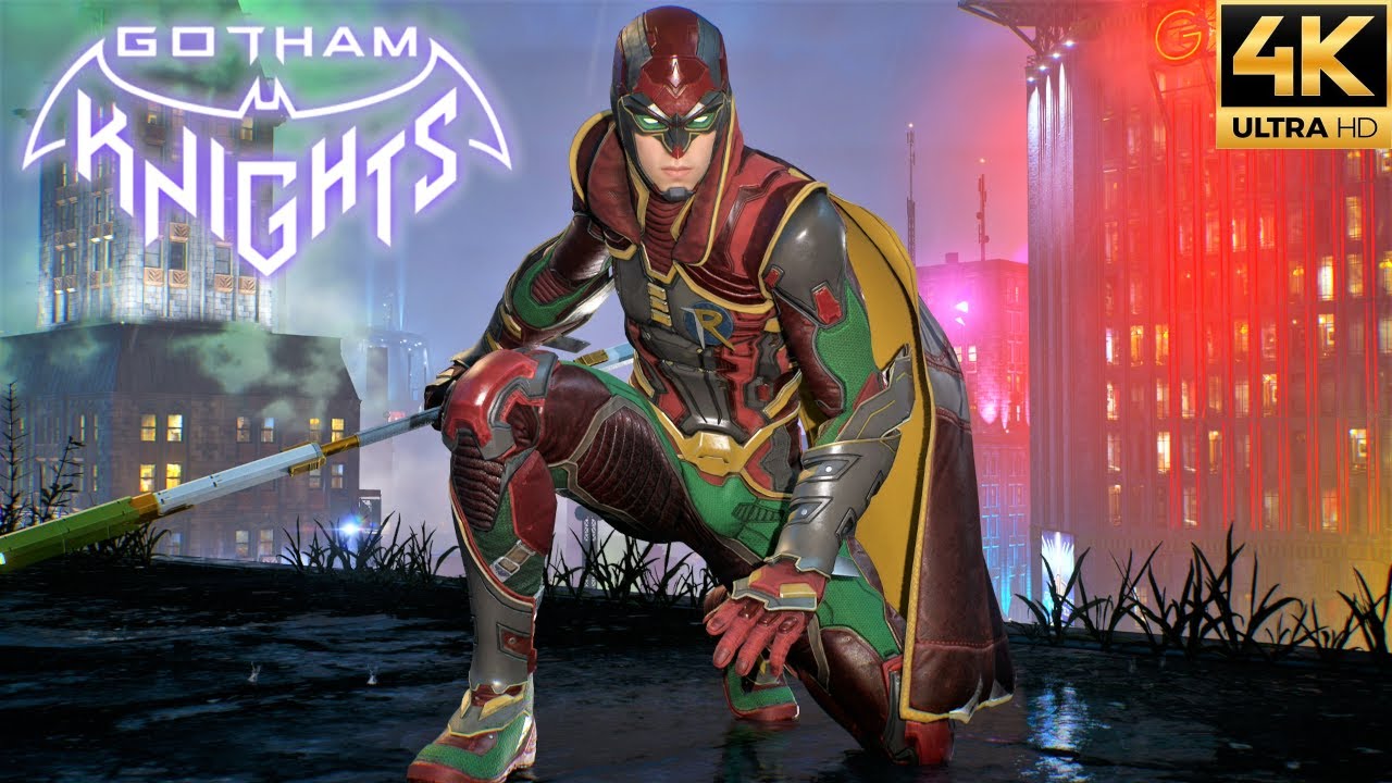 Gotham Knights - Robin Titan Suit Free Roam Gameplay (4K)