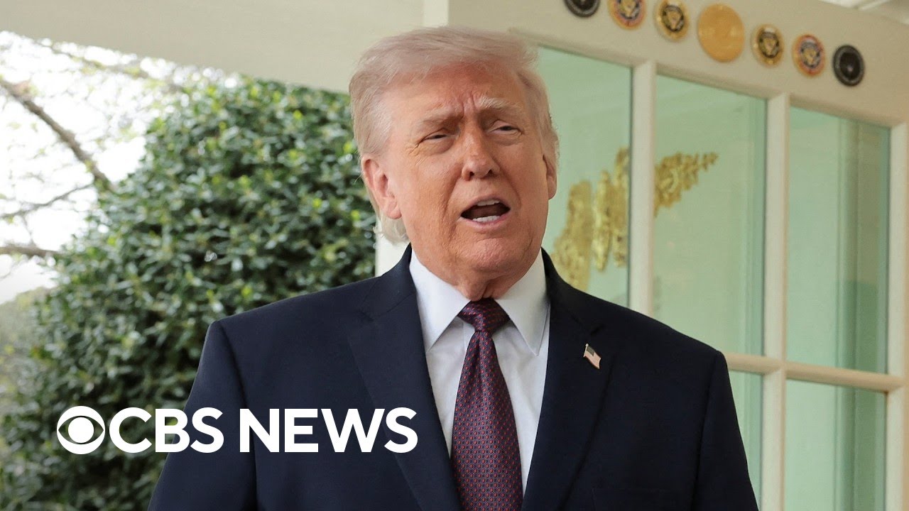 Trump takes questions at White House as U.S. blockade of Iranian ports goes into effect | full video
