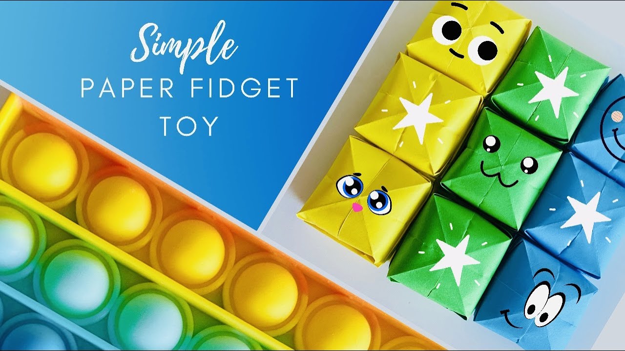 DIY and Super Cool Origami POP IT | DIY Fidget Toys|