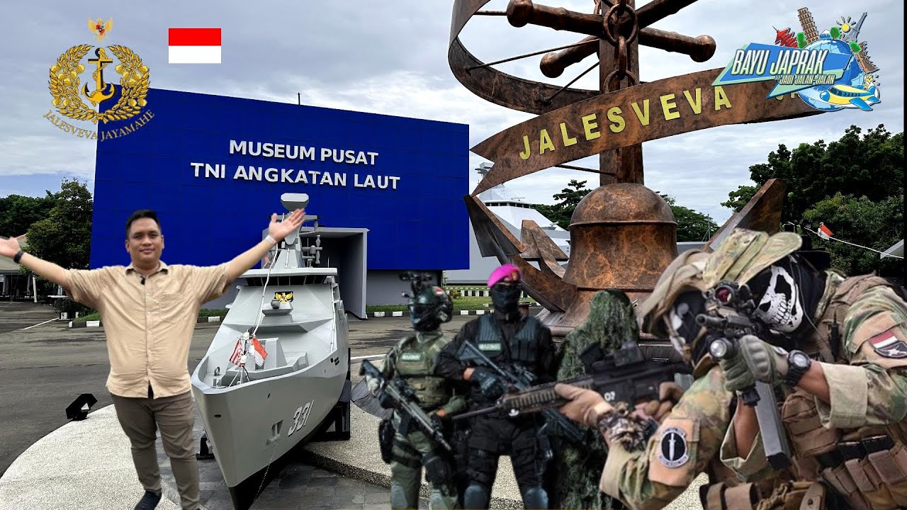 Museum Pusat TNI Angkatan Laut Surabaya Terbesar di indonesia 2024