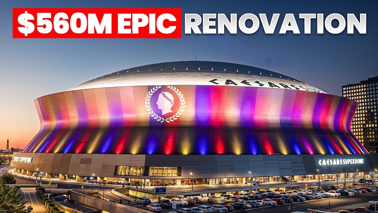New Orleans MASSIVE $560M Stadium UPGRADE for Super Bowl LIX!