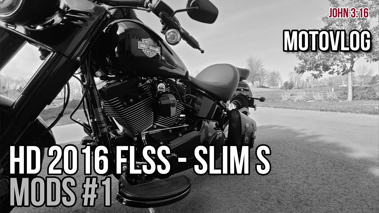 N0AGI - MOTOVLOG MODS #1 on HD 2016 Softail Slim S (FLSS) - Vol 119