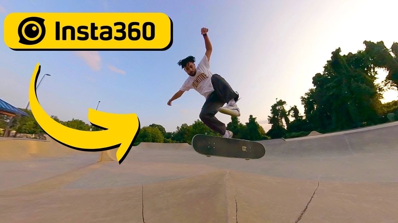 У меня есть камера 360&deg;! | Катаюсь на скейтборде с Insta 360 X3