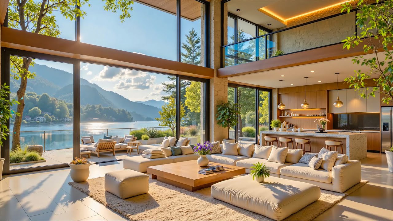 Refreshing Jazz In A Serene Lakeside | Great Jazz Music For Calm, Focus & Relax