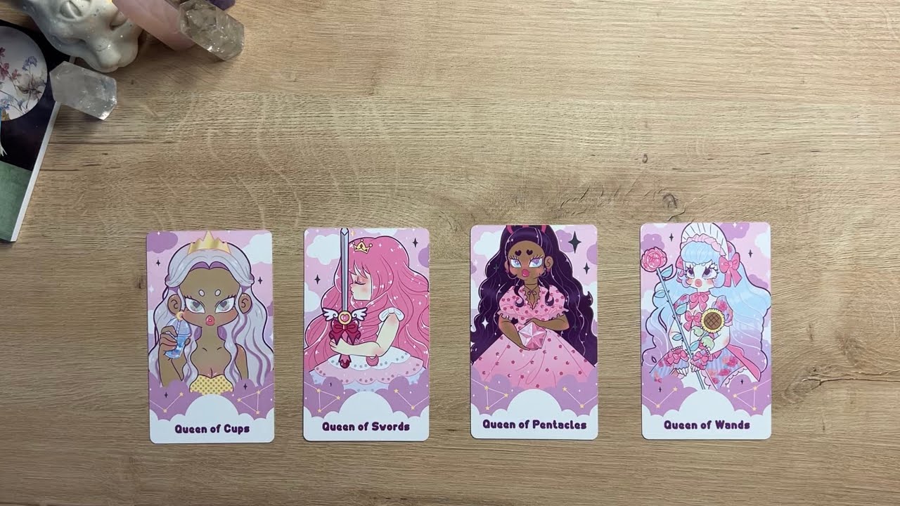 КАКОЙ МУЖЧИНА НА ПОРОГЕ? 🌸🪽 4 КОРОЛЕВЫ ТАРО РАСКЛАД 👑💞👸