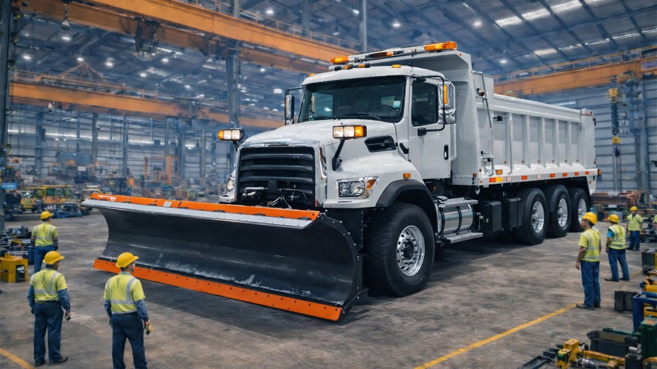 Inside the Snowplow Truck Factory: The Complete Step-by-Step Manufacturing Process (Full Process)