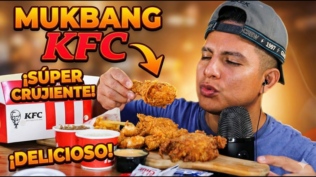 ASMR COMIENDO COMBO KFC VERANIEGO