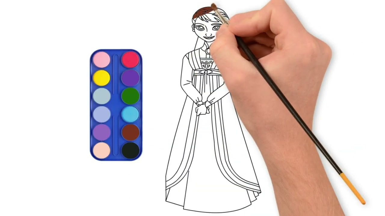 Frozen Fantasy Art: Drawing and Coloring Queen Iduna
