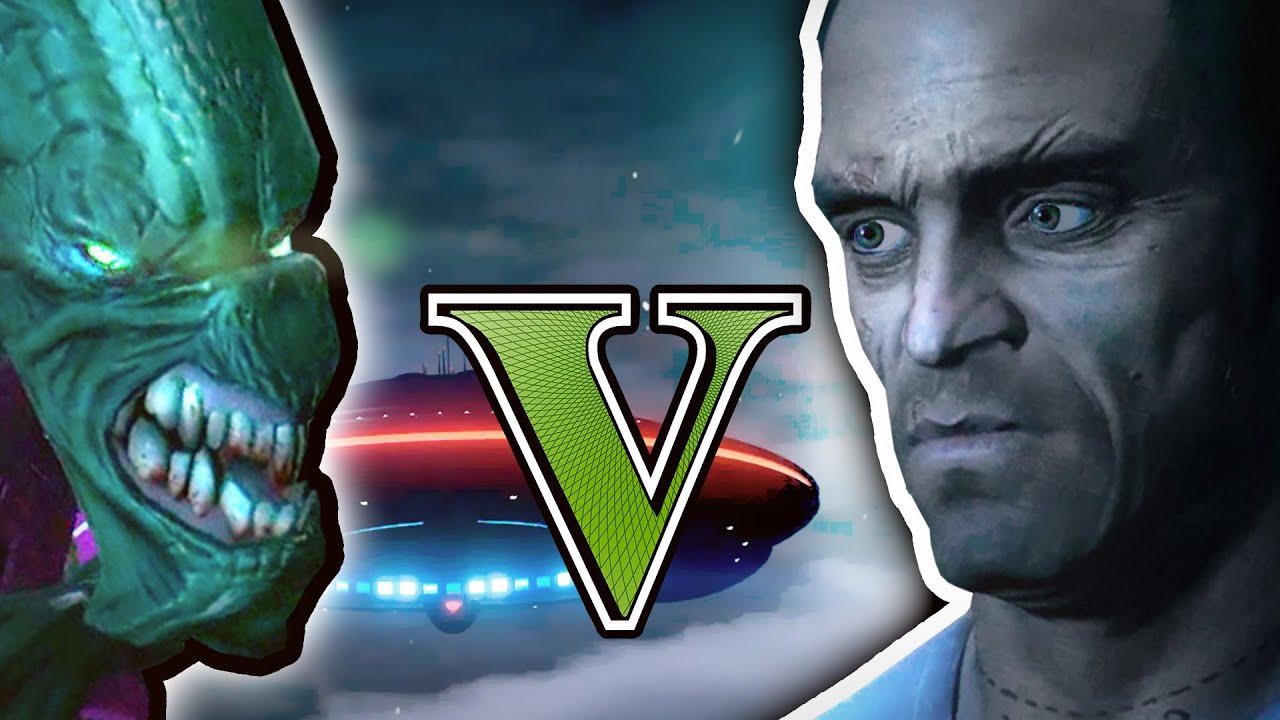 GTA 5 - TREVOR vs ALIENS