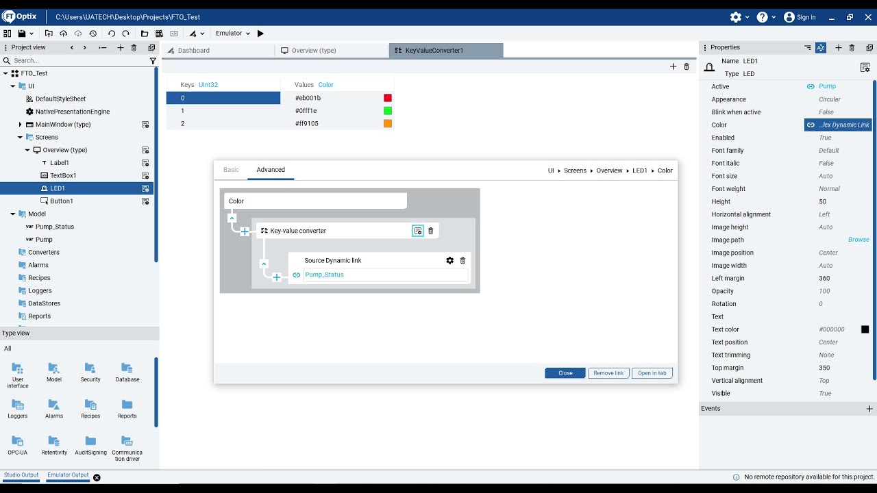 FactoryTalk Optix Studio || Part 22 || Key Value Converter