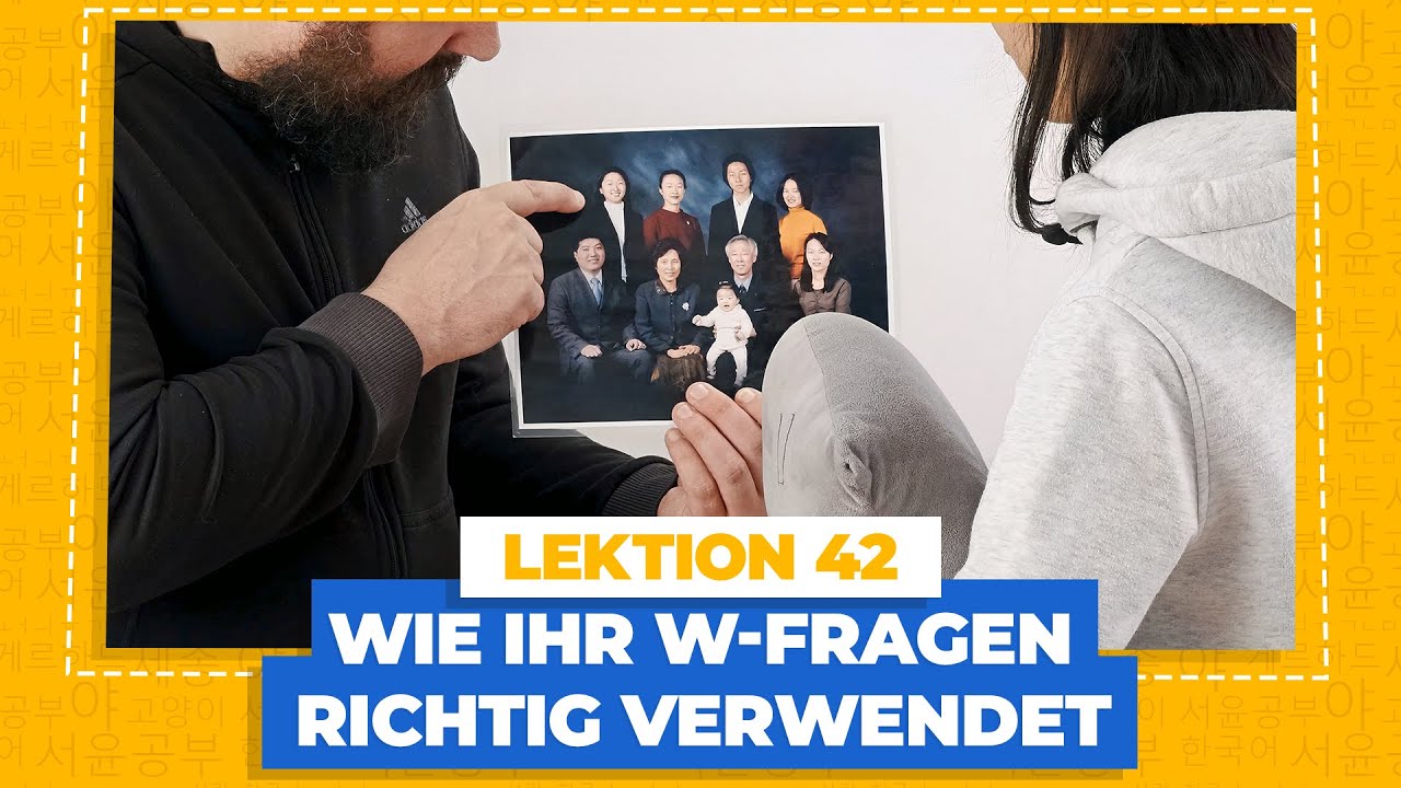Koreanische W-Fragen richtig verwenden | Koreanisch für Anfänger Lektion 42