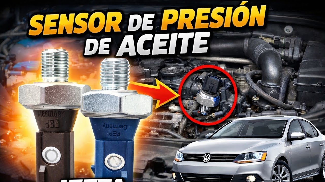 remplazo de sensores presion de aceite jetta mk6