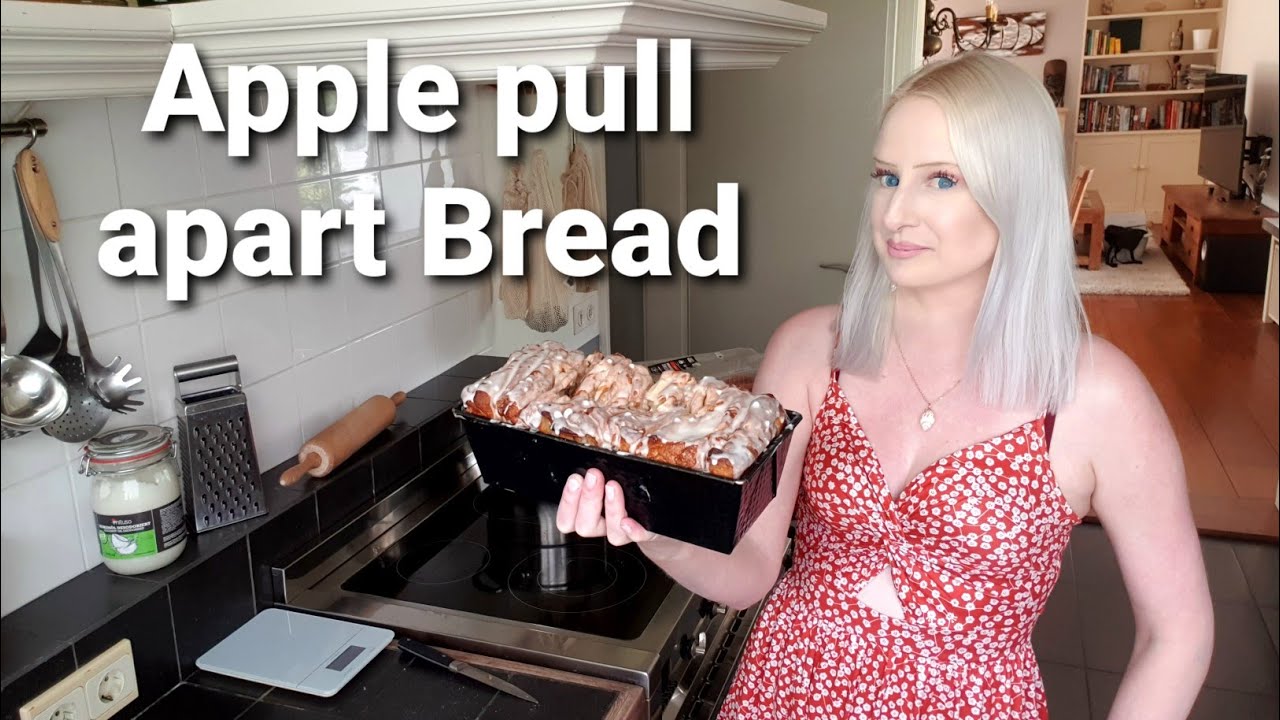 Vegan | Apple Pull Apart Bread | amerikanisches Apfel Zupfbrot