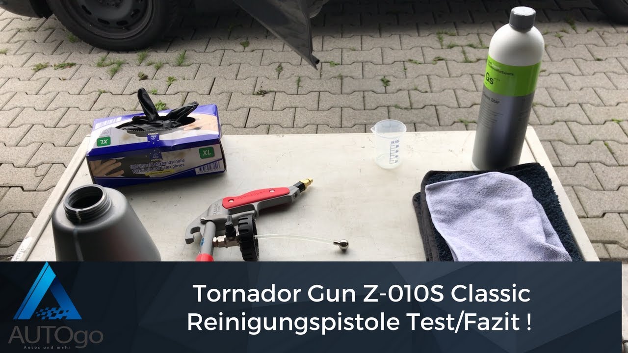 Tornador Gun Z-010S Classic Reinigungspistole Test und Fazit !