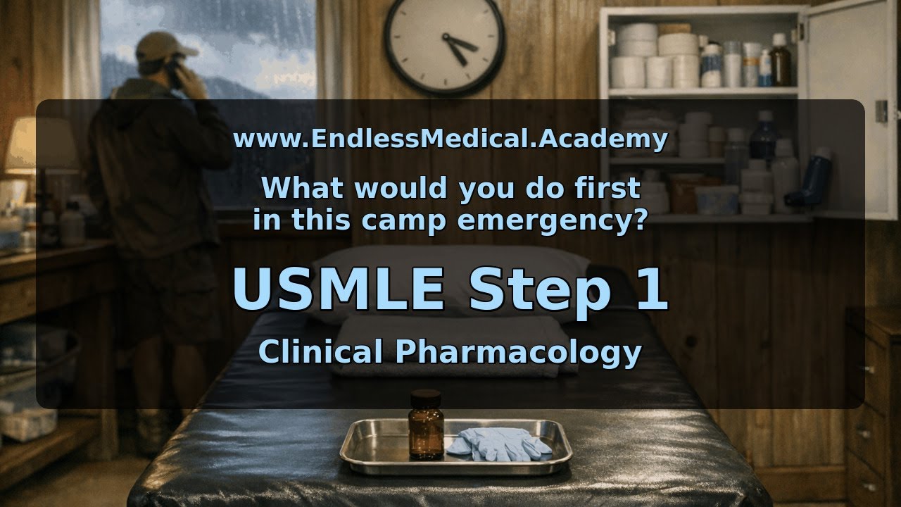 Clinical Pharmacology, USMLE Step 1 - Full Vignette with Extended Explanations