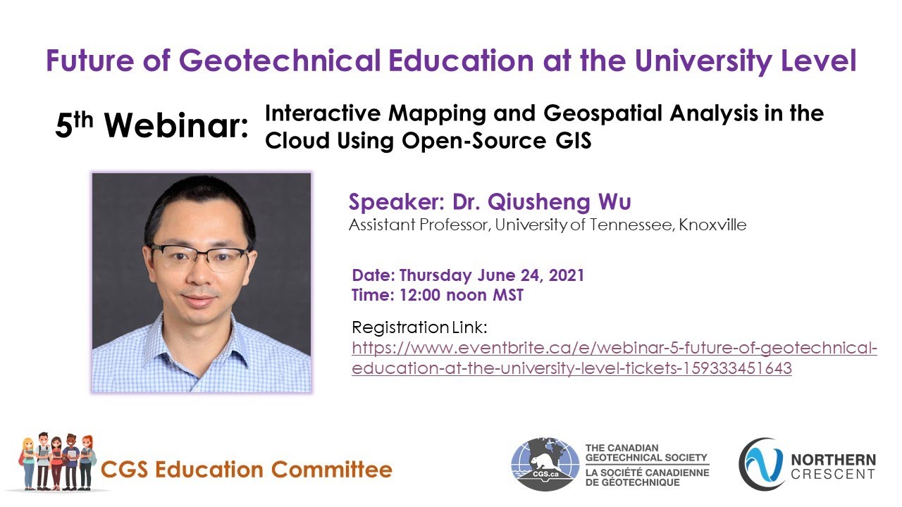 Webinar 5  Interactive Mapping and Geospatial Analysis in the Cloud Using Open-Source GIS