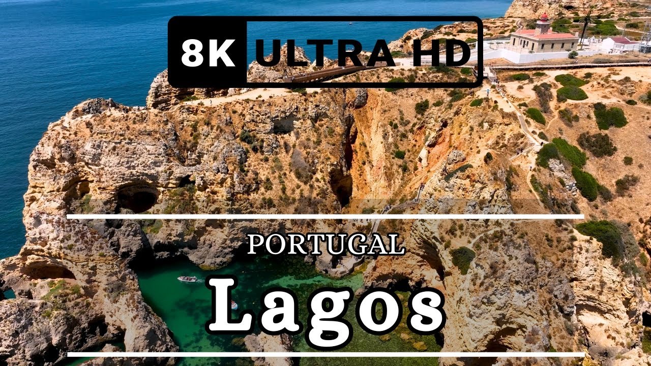 Lagos City, Portugal 8k HDR Drone Footage