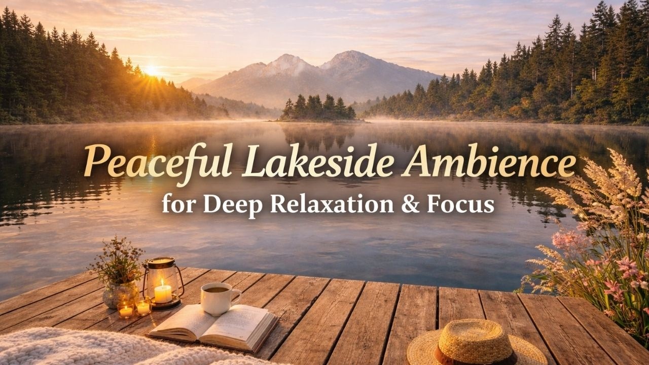 Gentle Lakeside Morning | Calm Atmosphere & Deep Rest