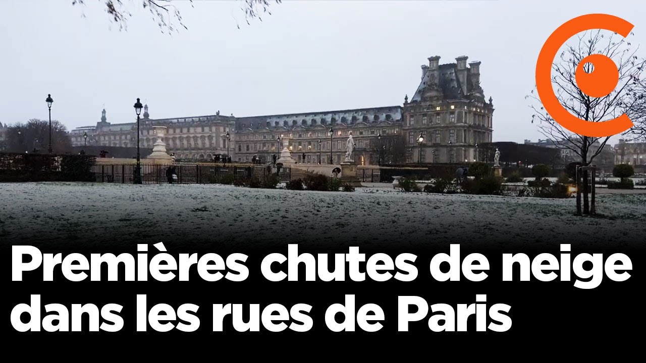 ❄️ REPLAY - NEIGE A PARIS : alerte orange à cause de la tempête Caetano pour verglas & neige