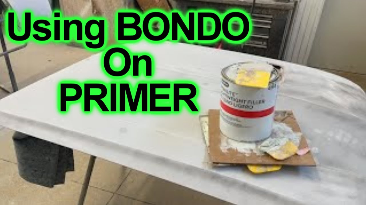 Как нанести шпатлевку BONDO/Body Filler на грунтованную поверхность — своими руками!