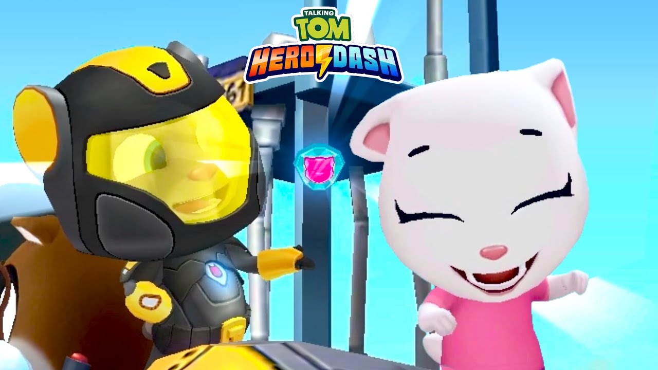 Talking Tom Hero Dash #2 | SALVAMOS A ÁNGELA | Gameplay