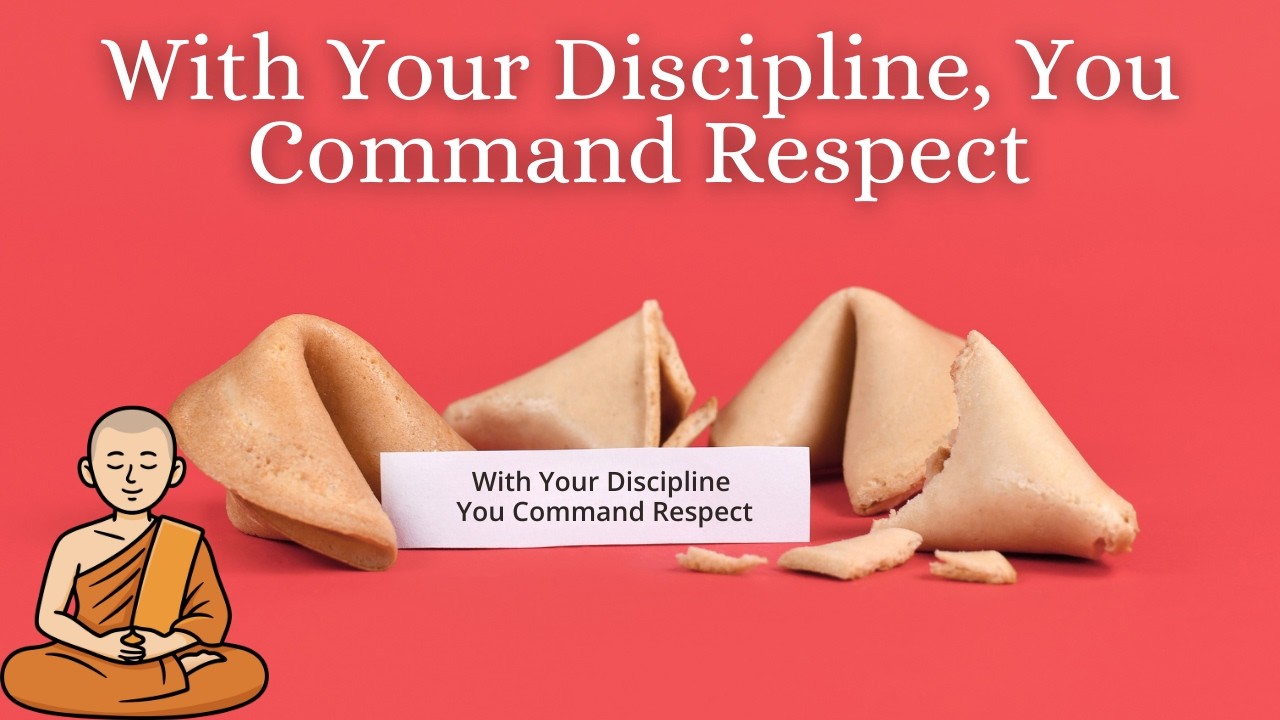 With Your Discipline, You Command Respect | Buddhist motivation