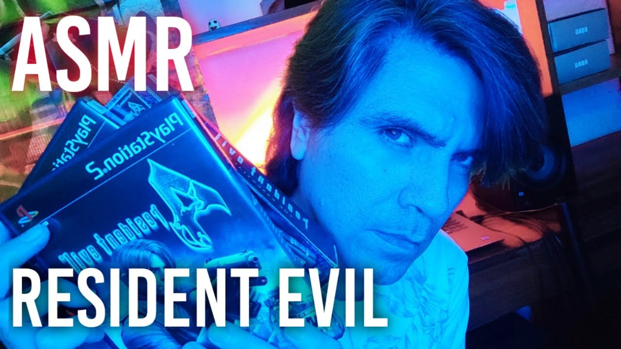 ASMR Videojuegos de RESIDENT EVIL + UNBOXING #Asmr #asmrvideo #asmrparadormir #susurros