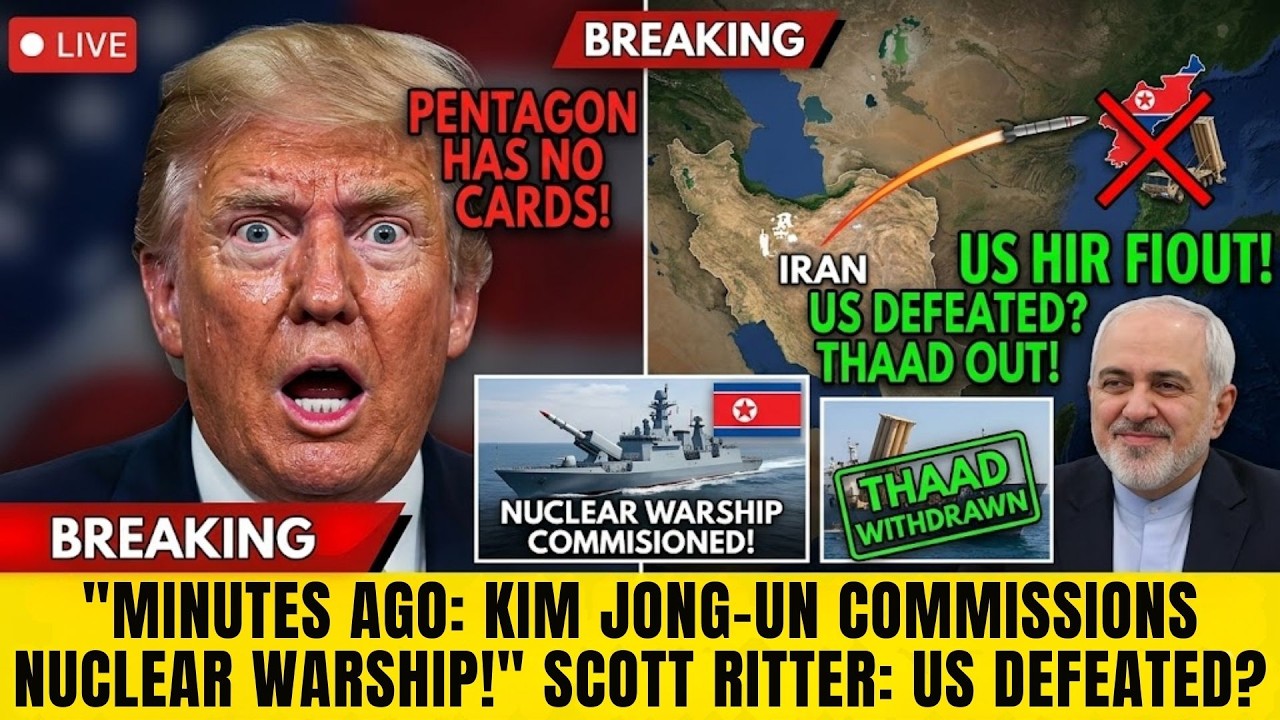 MINUTES AGO: Kim Jong-un Commissions Nuclear Warship as THAAD Leaves Korea — Pentagon Has No Cards
