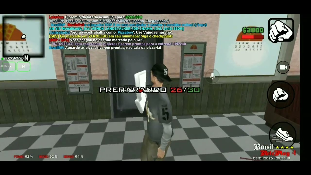 O emprego muito top pizzaria ✌️