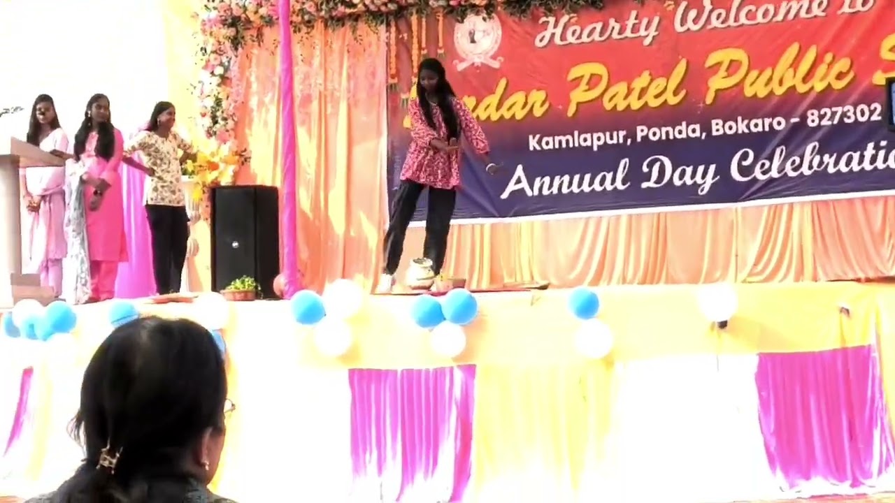 Sardar patel public school, Annual function dance