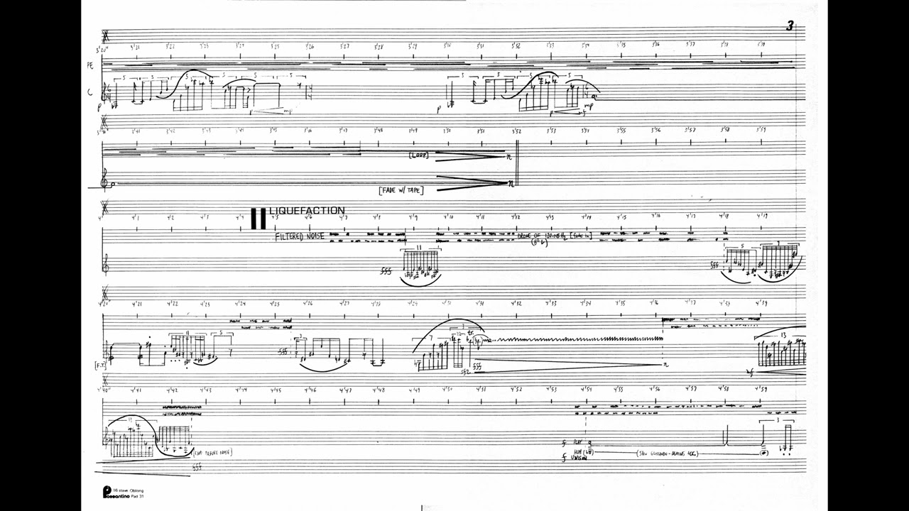Electro-Magma for Bass Clarinet and Tape (1993) Peter Scartabello w/ Score